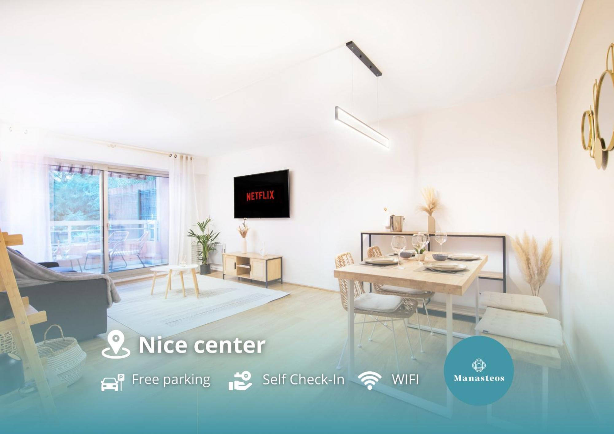 Appartement Renove - Terrasse - Parking - Bm Ницца Экстерьер фото